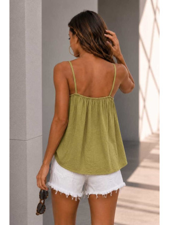 Cuerpo con Volante y Tachas TRESSA Verde Aguacate HEVE