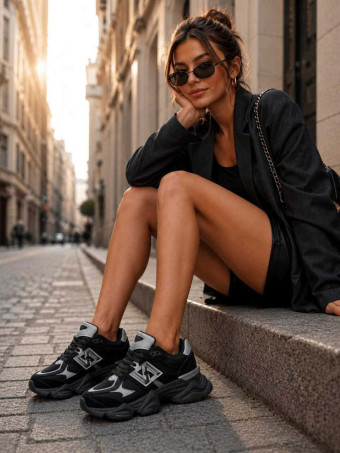 Deportiva Chunky NEOMAX Negro HEVE