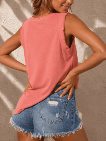 Camiseta Tachas Estrella NIKARA Coral HEVE