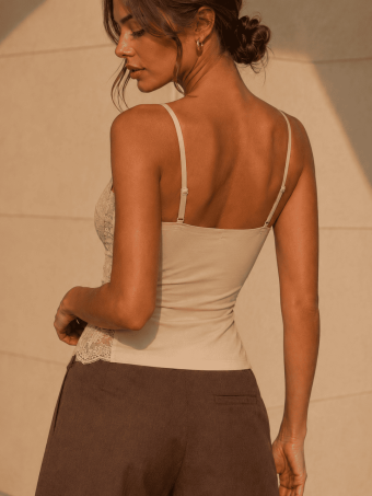 Top Corsetero Encaje VIVIENNE Nude HEVE