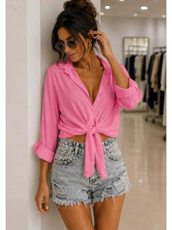 Camisa Nudo KENZIE Fucsia HEVE