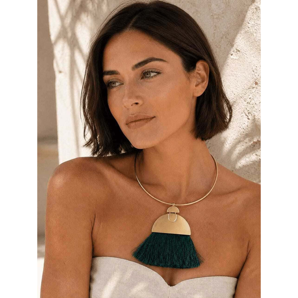 Collar Rígido SIOBAN Oro/Verde 96 HEVE