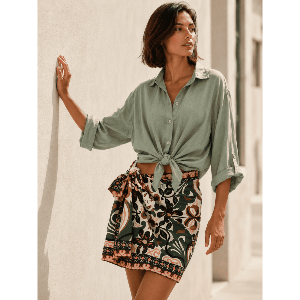 Falda Pareo Estampada LIUBA HEVE