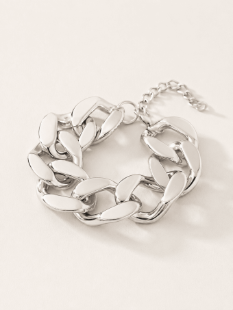 Pulsera Eslabones ZAYNAR Plata HEVE