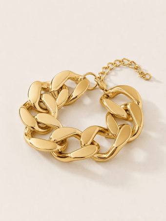 Pulsera Eslabones ZAYNAR Oro HEVE