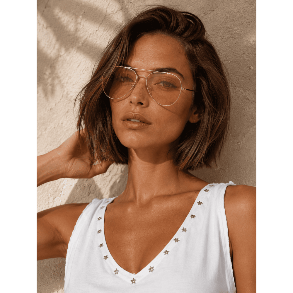 Gafas Sol Aviador Oro/Rosa 32 HEVE