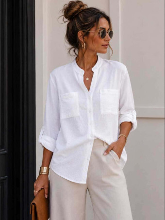 Camisa Fluida FLOSSIE Blanco HEVE