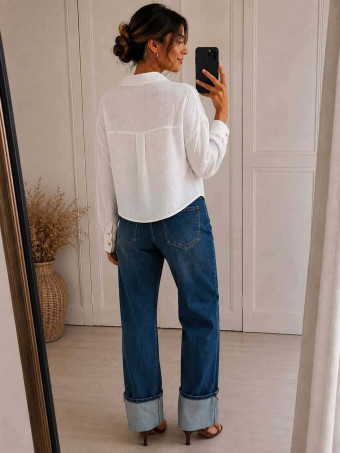 Jeans Straight Cuffed HOLLAND HEVE