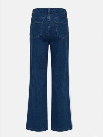 Jeans Wide Leg Franja Lateral MADDEN HEVE
