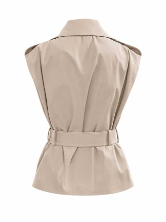 Chaleco Trench KENSLEY Beige HEVE