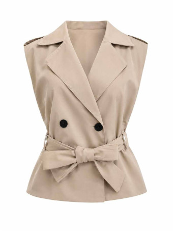 Chaleco Trench KENSLEY Beige HEVE