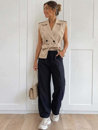 Chaleco Trench KENSLEY Beige HEVE