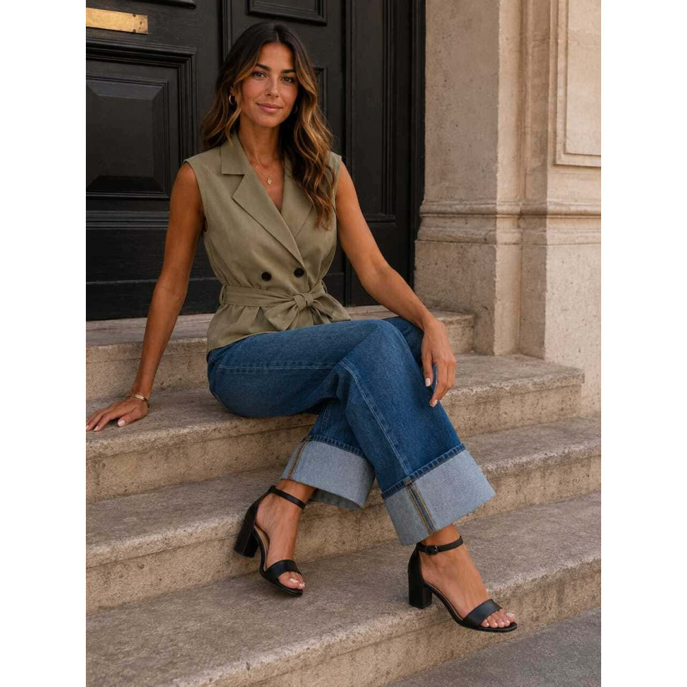 Chaleco Trench KENSLEY Verde Militar HEVE