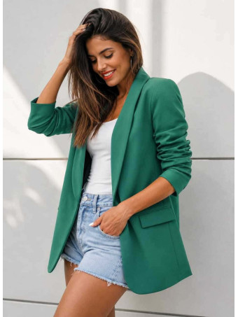 Blazer Frunces BIANCA Verde Trébol HEVE
