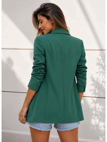 Blazer Frunces BIANCA Verde Trébol HEVE