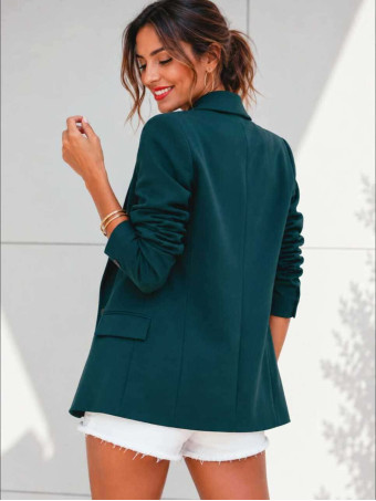 Blazer Frunces BIANCA Verde Pino HEVE