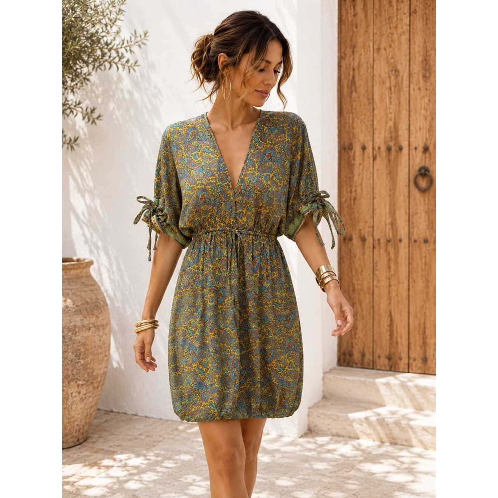 Vestido Seda Cachemires KALILA 03