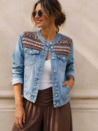 Cazadora Vaquera Boho Chic DALIBORA HEVE