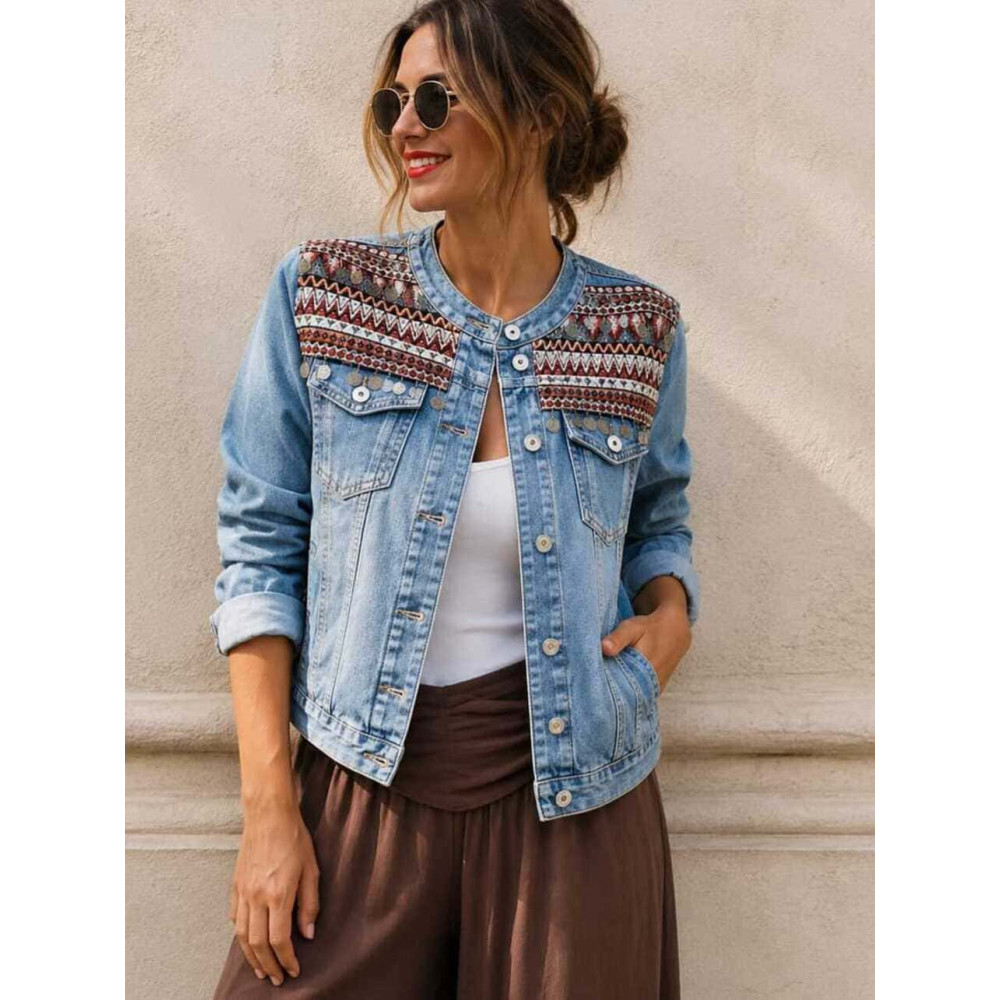 Cazadora Vaquera Boho Chic DALIBORA HEVE
