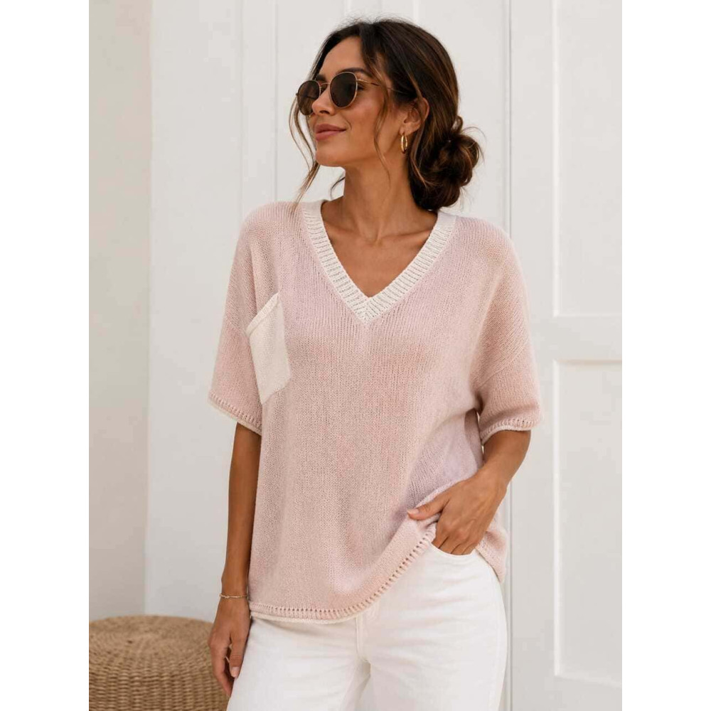 Punto Oversize con Bolsillo TABIDOO Rosa HEVE
