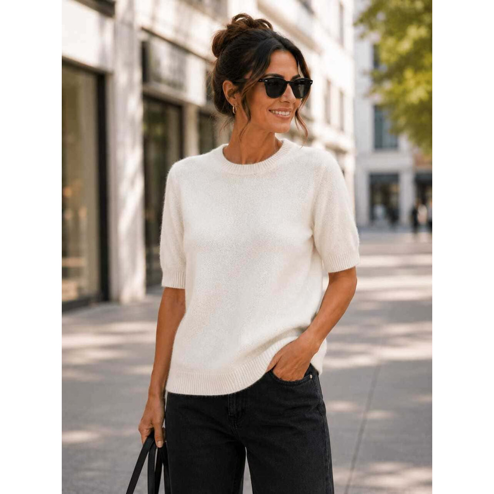 Punto Soft Manga Corta MAYLIE Blanco HEVE