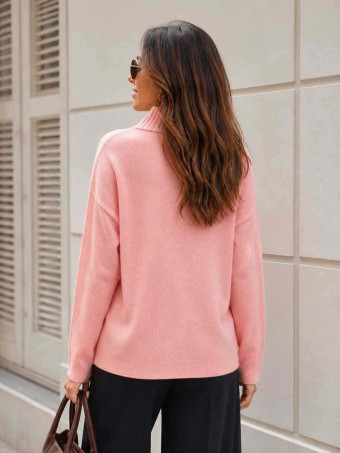 Punto Soft Cuello Subido STITCHEL Rosa HEVE
