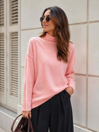 Punto Soft Cuello Subido STITCHEL Rosa HEVE