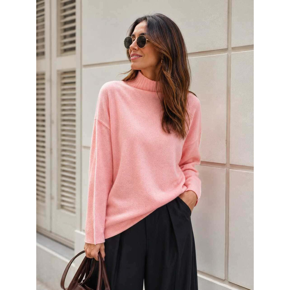 Punto Soft Cuello Subido STITCHEL Rosa HEVE