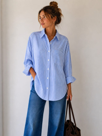 Camisa Rayas PARKER Celeste HEVE