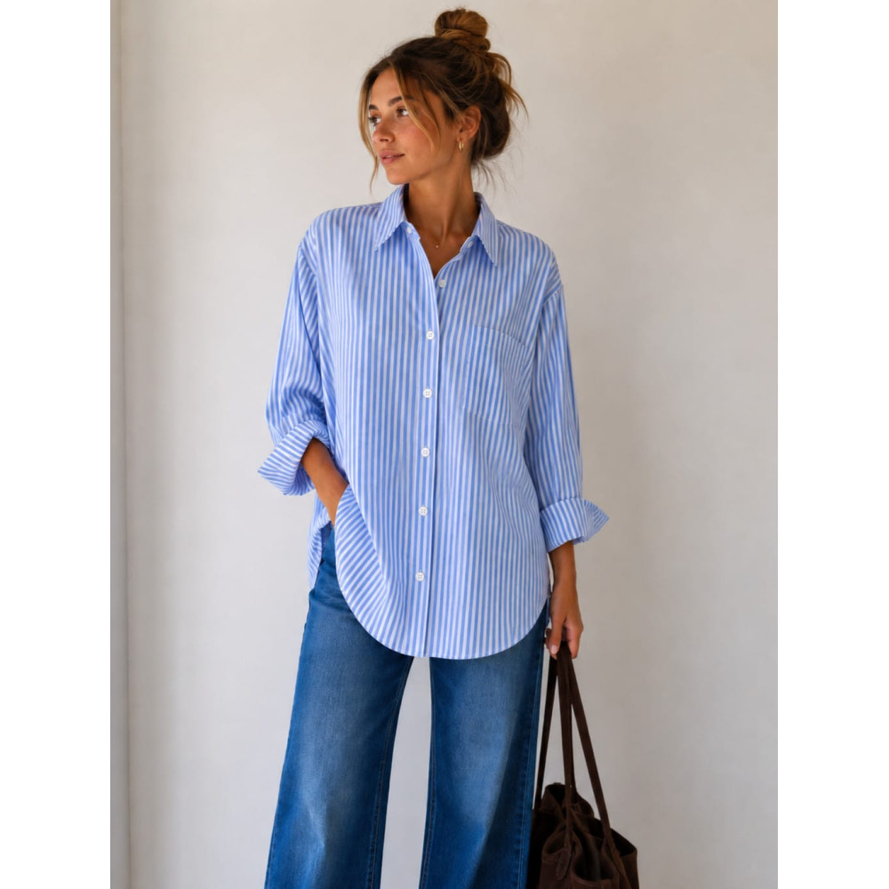 Camisa Rayas PARKER Celeste HEVE