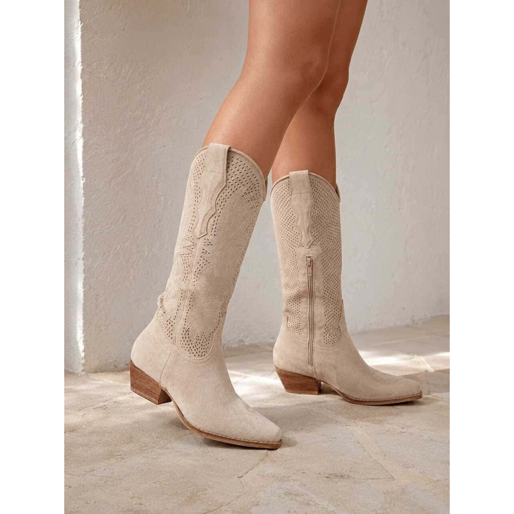 Bota Campera Micro-Perforada SAVANNAH Beige HEVE