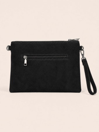 Bolso Efecto Ante Tachas SIDNEY Negro HEVE
