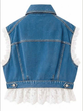 Chaleco Vaquero Blonda RUELLA Blue Jean HEVE