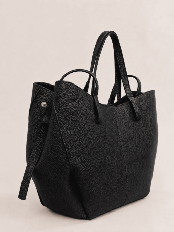 Bolso Cabas Abatanado VESPER Negro HEVE