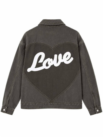 Cazadora Vaquera Oversize LOVE Khaki HEVE