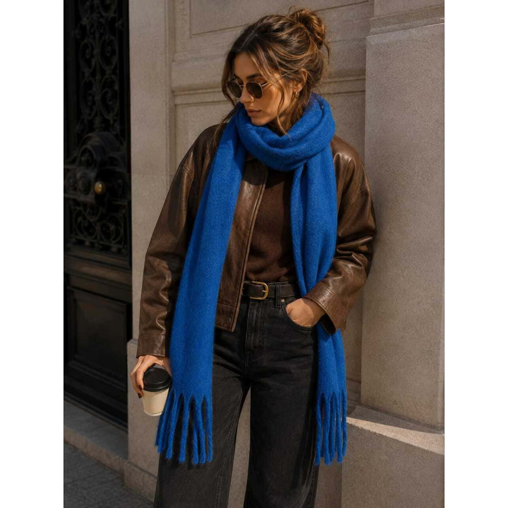 Bufanda Lisa Flecos SWOOSHIN Azul Klein HEVE