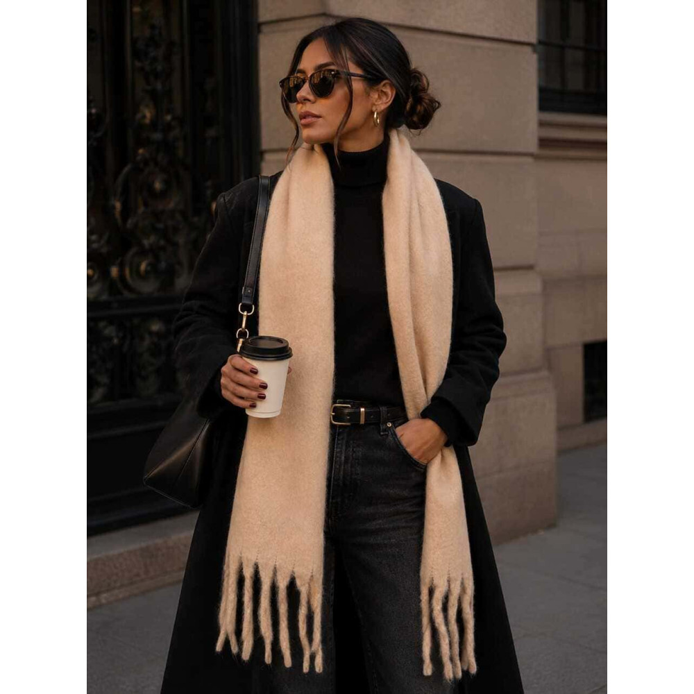 Bufanda Lisa Flecos DUSSANE Nude HEVE