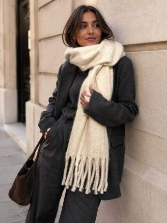 Bufanda Lisa Rectangular WHIMSTER Beige HEVE