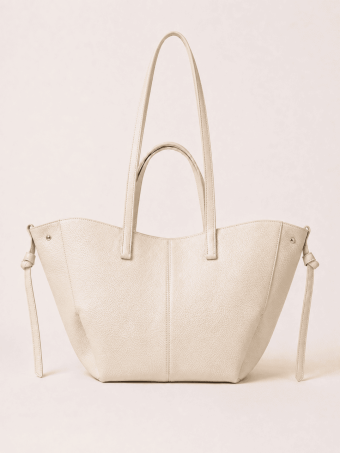 Bolso Cabas Abatanado VESPER Beige HEVE