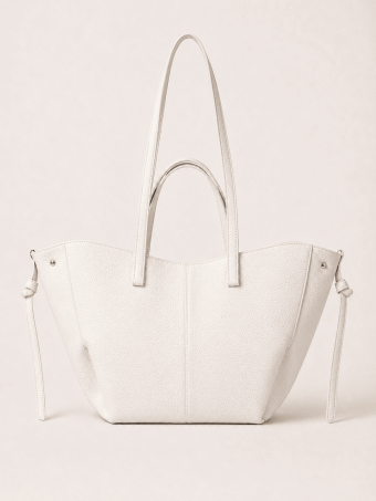Bolso Cabas Abatanado VESPER Blanco HEVE