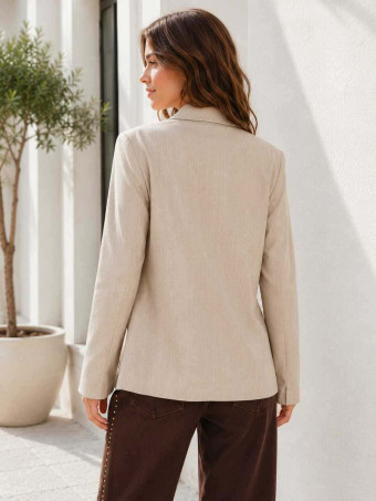 Blazer Lino Entallada NERELA Beige HEVE