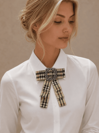 Broche Lazo con Aplique Joya 02 HEVE