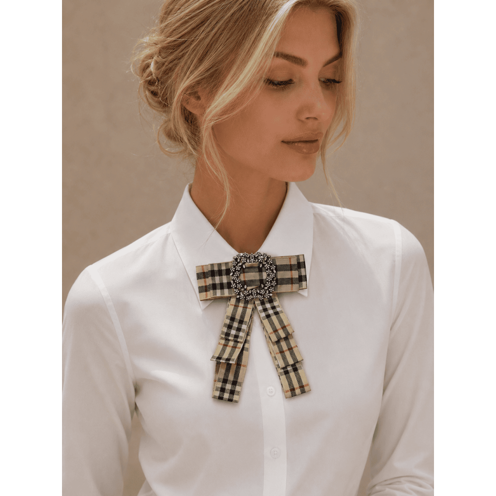 Broche Lazo con Aplique Joya 02 HEVE