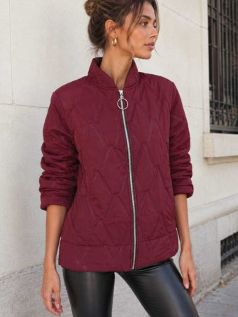 Chaqueta Ligera Guateada NOXLEY Burdeos HEVE