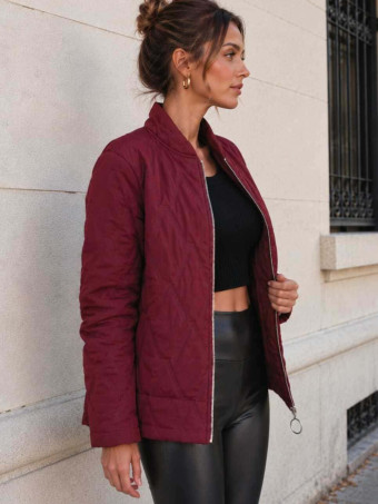 Chaqueta Ligera Guateada NOXLEY Burdeos HEVE