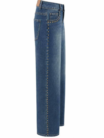 Jeans Wide Leg Tachas PAYTON Blue Jean HEVE