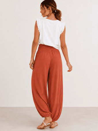 Pantalón Harem ALADDÍN Terracota HEVE