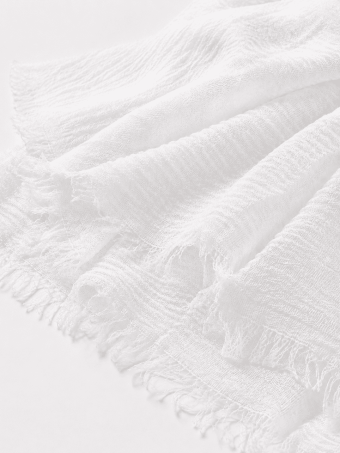 Fular Ligero Textura NATAGE Blanco HEVE