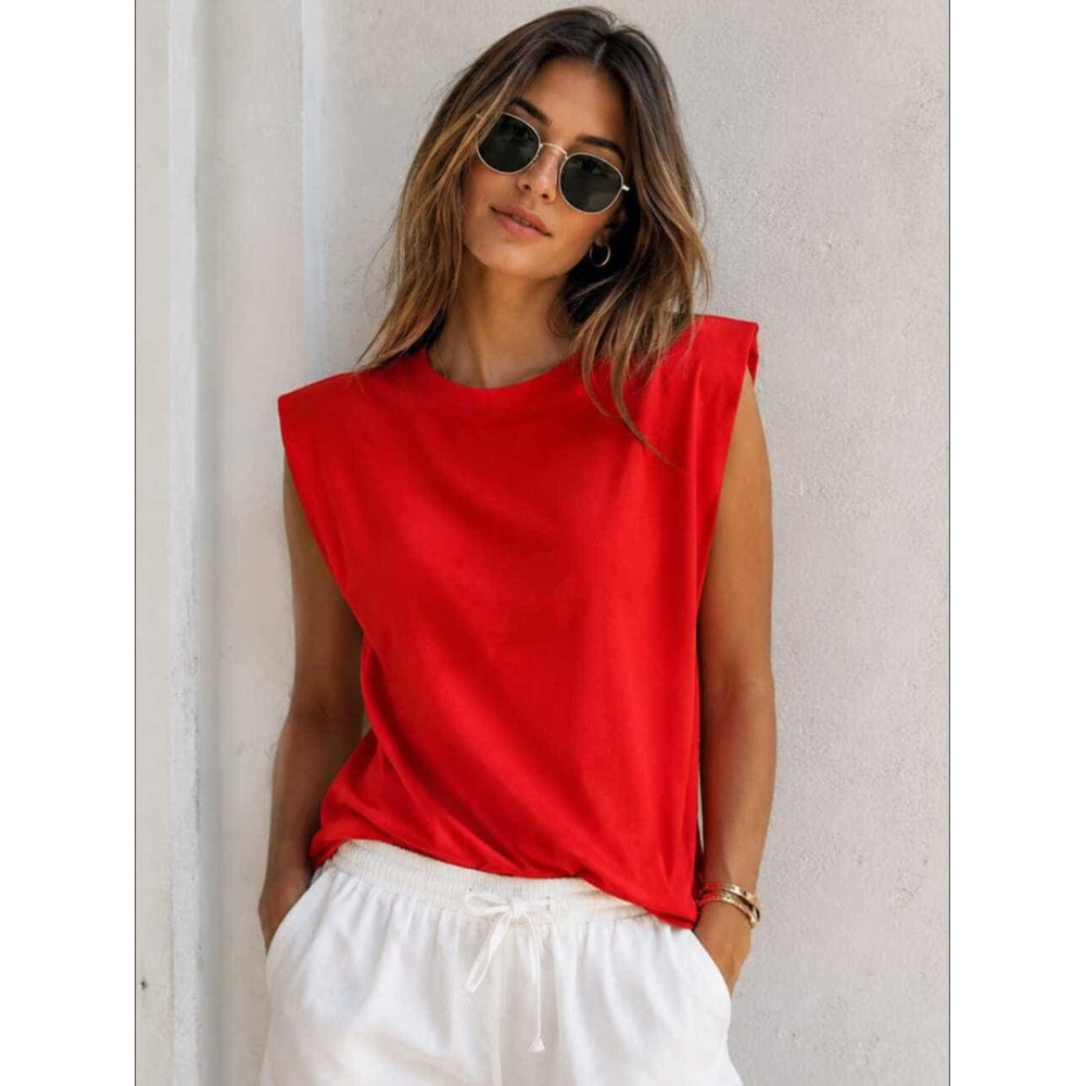 Camiseta Hombreras NOVALA Rojo HEVE