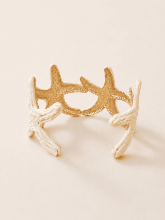 Brazalete Combinado Estrella de Mar Crudo HEVE